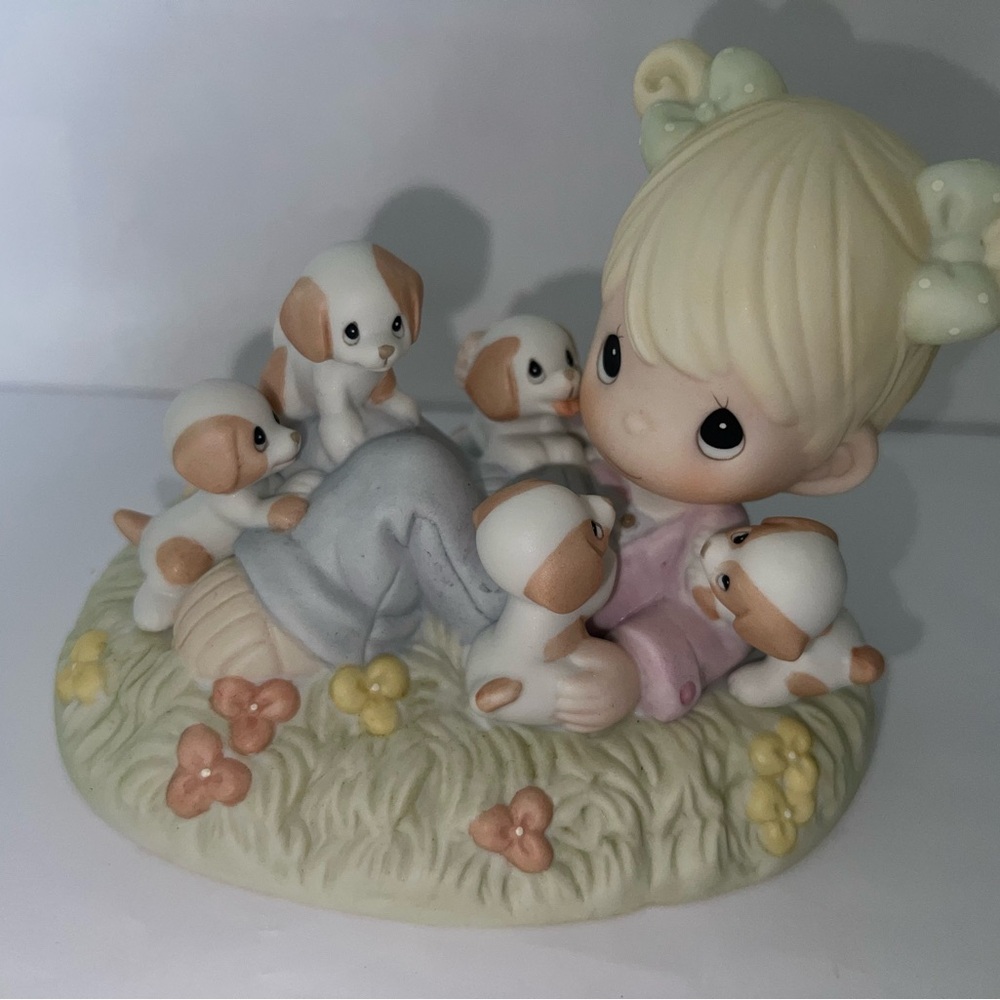 Precious Moments  "Puppy Love Is From Above".